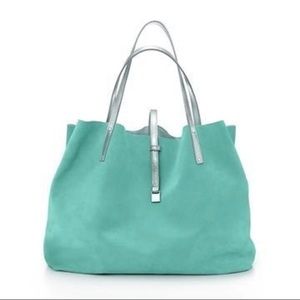 SOLD !! Tiffany & co Reversible tote! Tiffany blue/silver